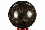Polished Garnetite (Garnet) Sphere - Madagascar #132116-1